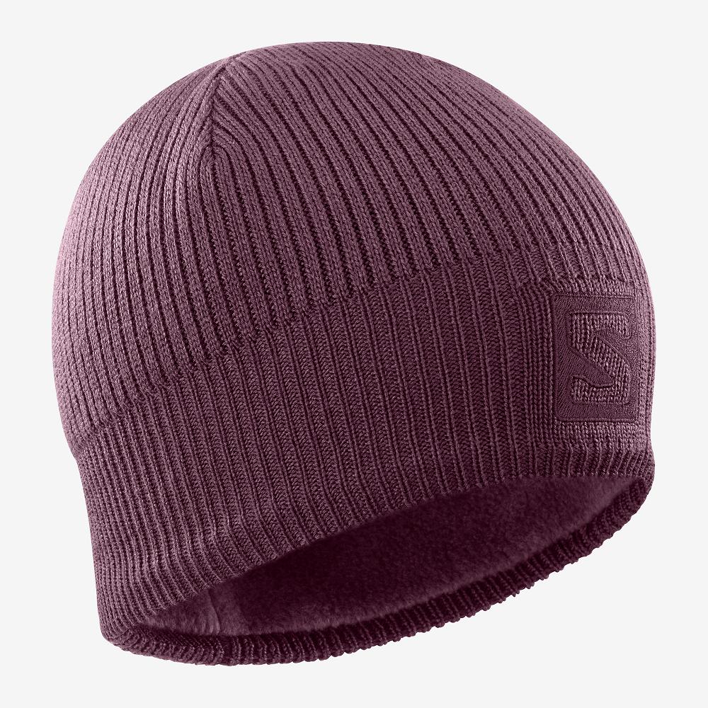 Salomon Israel LOGO - Mens Hats - Purple (AYDW-29618)